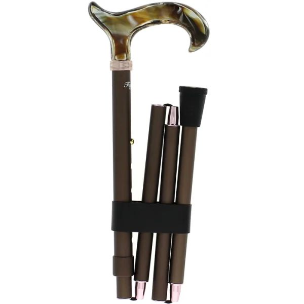 Canne réglable pliable