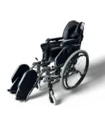 Fauteuil aluminium Confort avec repose jambes – Image 2