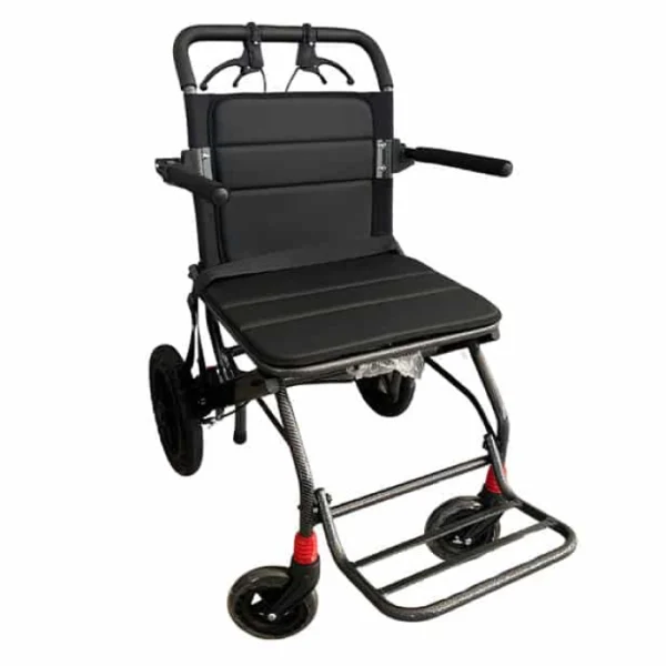 Fauteuil de transfert en aluminium Noir